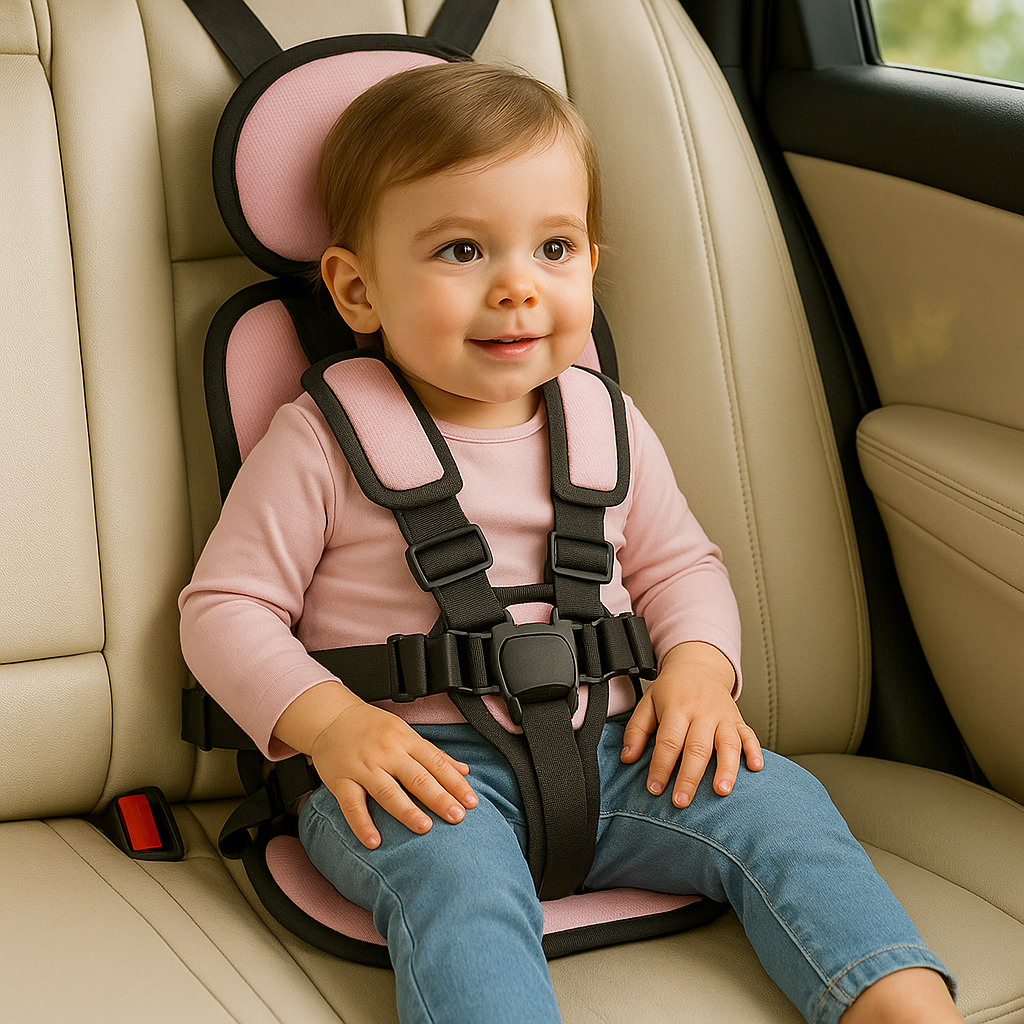 Comfortable Child Car Booster Seat for Safe Travel – Lightweight and Portable 3