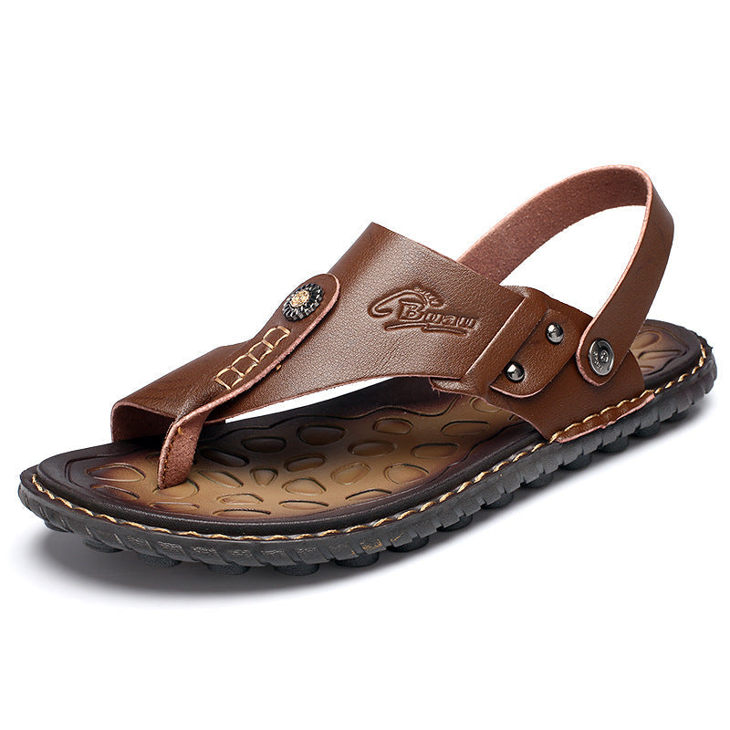 Comfortable Men's Sandals Arch Support – Lightweight, Breathable Open-Toe Design-TRUZENIC