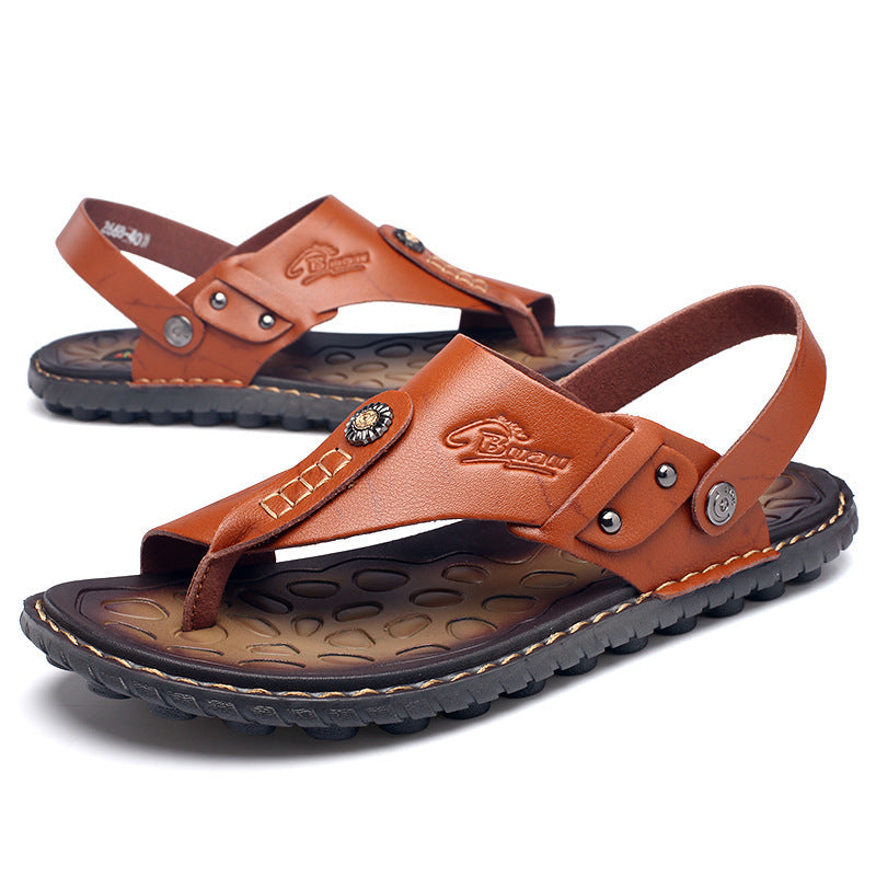 Comfortable Men's Sandals Arch Support – Lightweight, Breathable Open-Toe Design-TRUZENIC