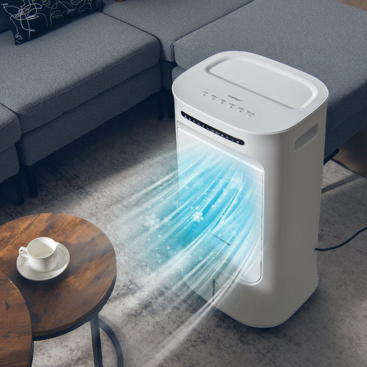 Compact 4-in-1 Portable Evaporative Cooler with Timer and Multi-Speed Modes – Ideal for Personal Use 3