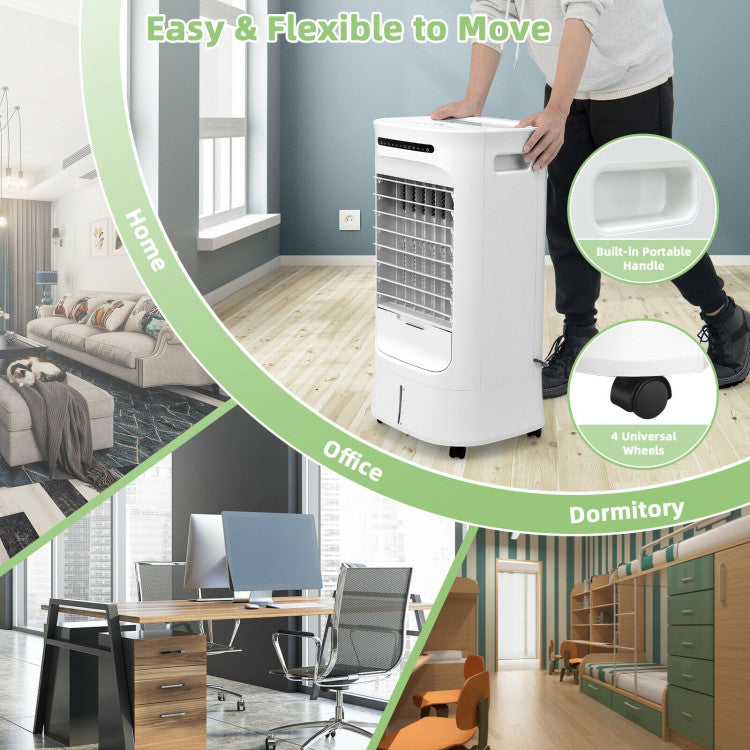 Compact 4-in-1 Portable Evaporative Cooler with Timer and Multi-Speed Modes – Ideal for Personal Use 6