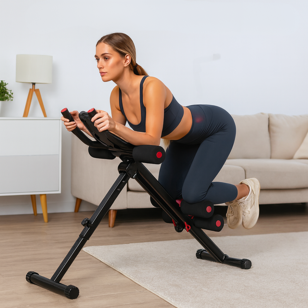 Compact Ab Workout Machine for Full Body Training – Adjustable Resistance and Foldable Design 3