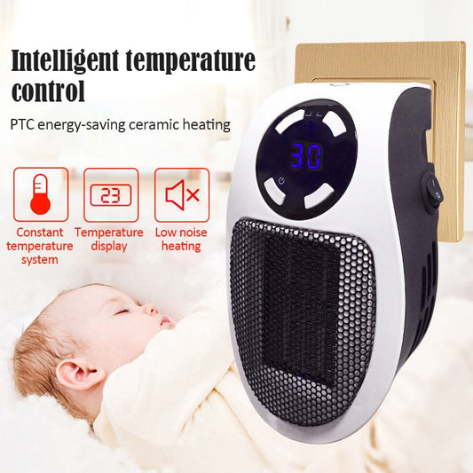 Compact Portable Heater with Adjustable Temperature Control – Best Small Heater for Energy Efficiency and Low Noise 1