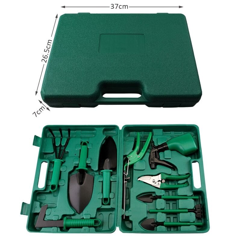 Complete Gardening Tool Set – 10 Essential Ergonomic Tools with Storage Case for Easy Outdoor Use 5