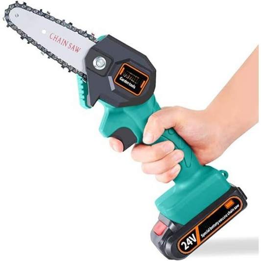Cordless Mini Chainsaw for Garden Pruning – Lightweight, Rechargeable, and High-Performance 0