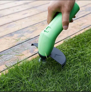 Cordless Mini Weed Trimmer with Adjustable Cutting Height – Lightweight Grass Cutter for Easy Lawn Maintenance 0
