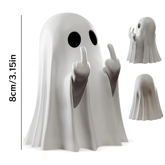 Cute Ghost Statue – Playful Halloween Decor for Indoor Display, Charming Decorative Figurine for Home and Coffee Table 1