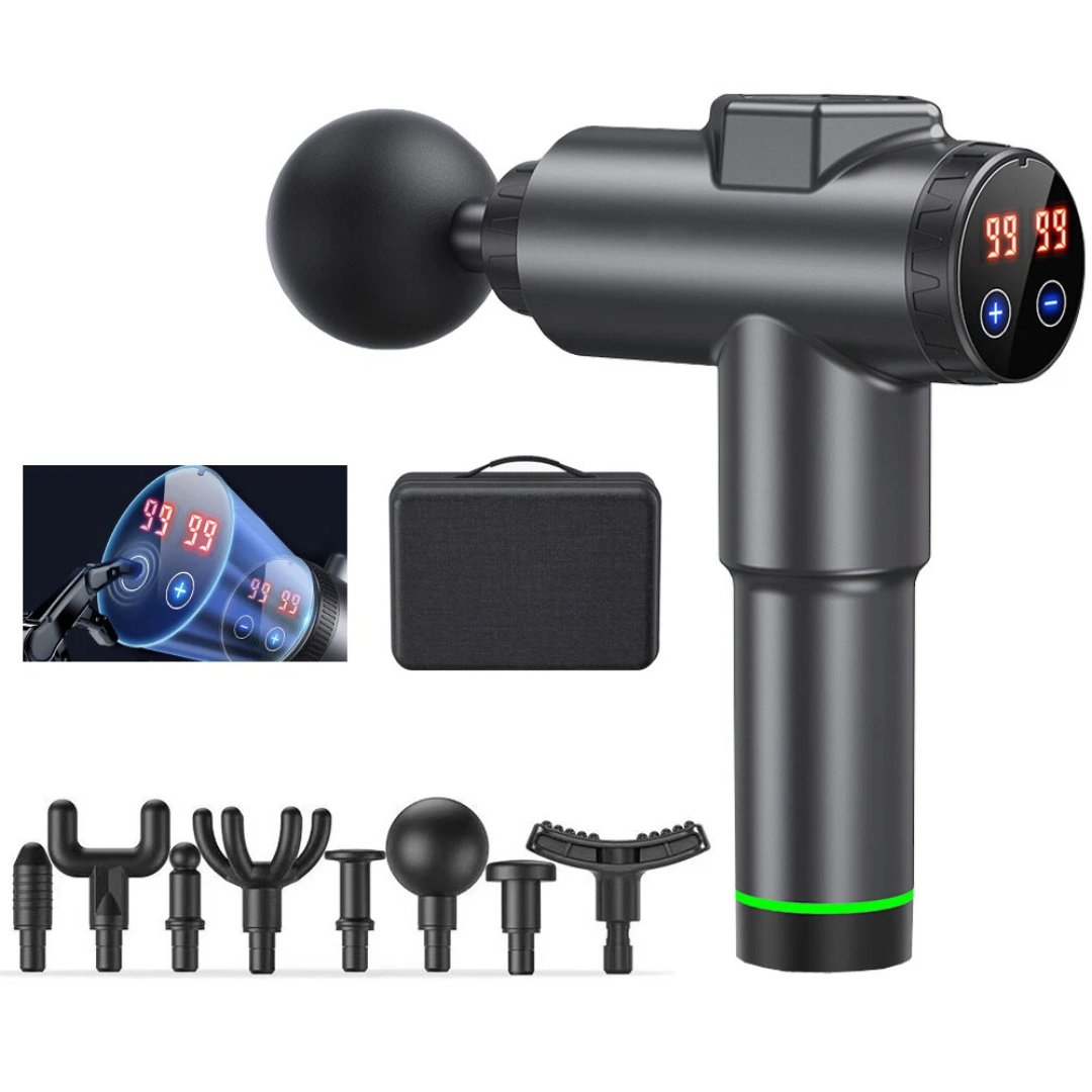 Deep Tissue Massage Gun with Multiple Speed Settings – Portable Percussion Massager for Muscle Relief and Recovery 0