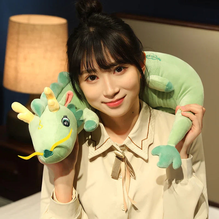 Dragon Plush Body Pillow for Full Sleeping Support – Soft and Hypoallergenic Cushion 7