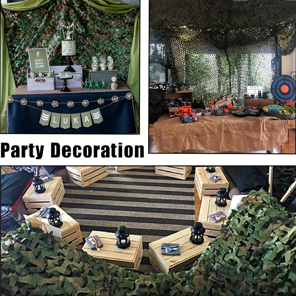 Durable Woodland Camouflage Netting for Hunting and Outdoor Use – Lightweight and Versatile 7