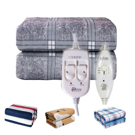 Electric Heated Blanket with Thermal Control – Plush Material, Multiple Sizes Available 0