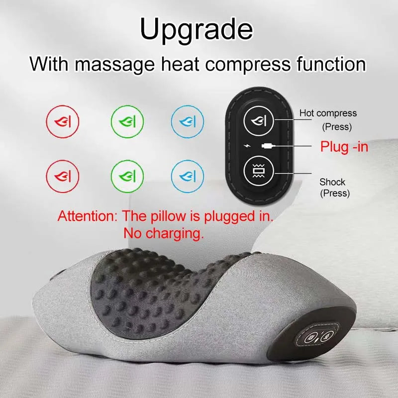 Electric Massage Waist Support Pad with Heating and Vibration for Pain Relief – Ergonomic Design, Portable and Comfortable 6