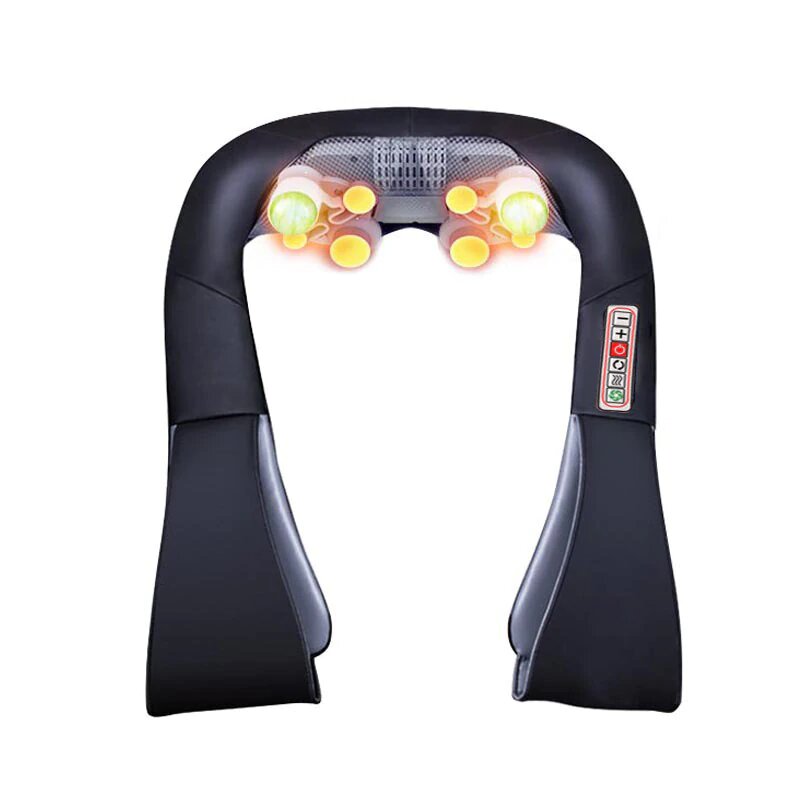 Electric Neck Massager with Heat – Portable Back and Shoulder Massage for Home and Car Use 3