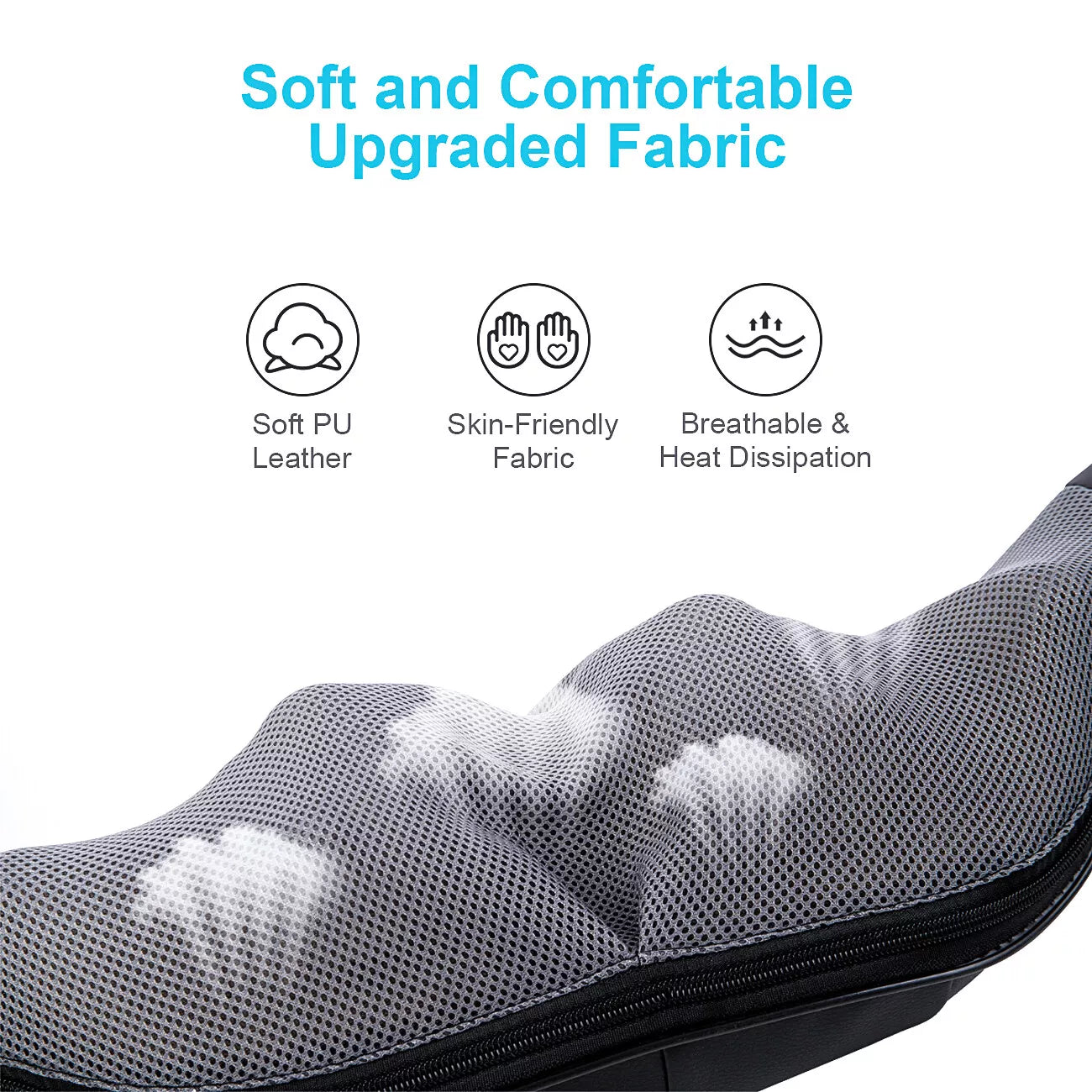 Electric Neck Massager with Heat – Portable Back and Shoulder Massage for Home and Car Use 5