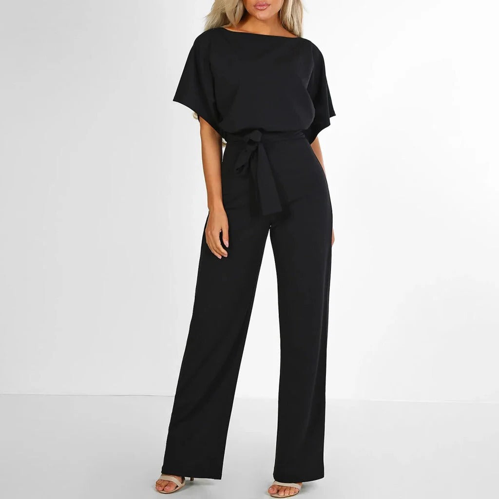 Elegant Dark Blue Women's Jumpsuit – Comfortable and Stylish for Special Occasions 6