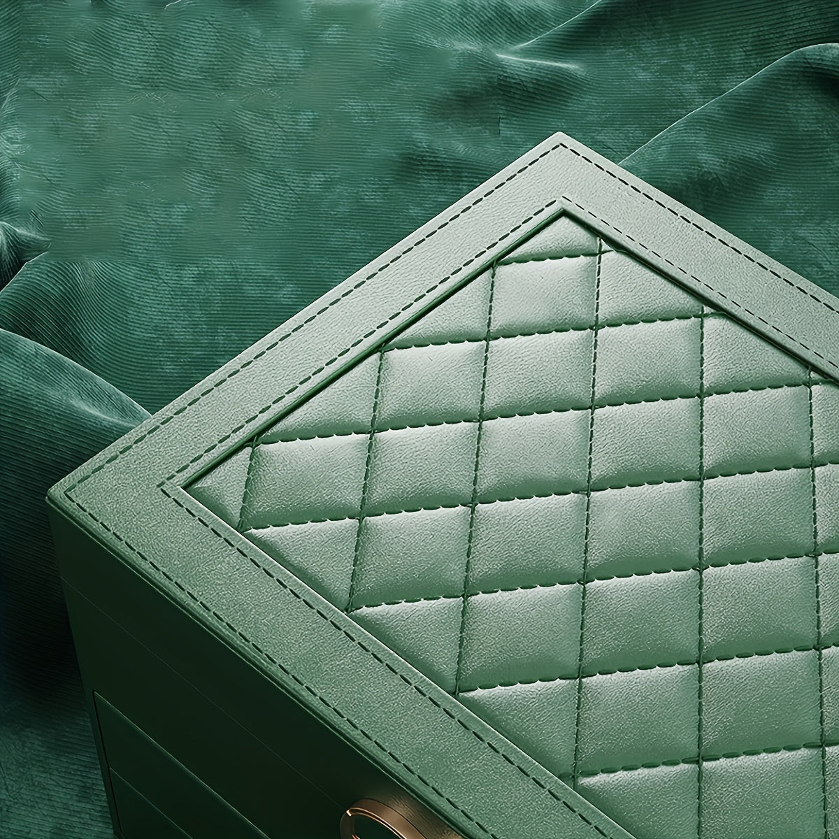 Elegant Leather Jewelry Organizer Box with Multiple Compartments – Travel Jewelry Case for Women, Rings, Necklaces, and Bracelets Storage 7