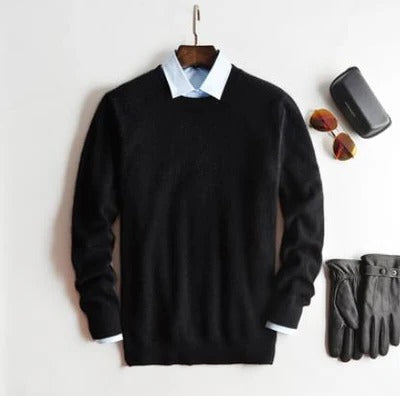 Elegant Men's Cashmere Sweater - Luxurious Softness and Timeless Style 0
