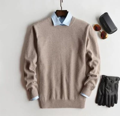 Elegant Men's Cashmere Sweater - Luxurious Softness and Timeless Style 4