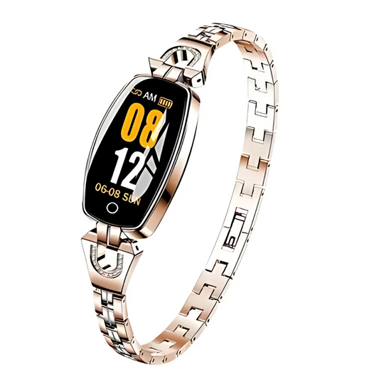 Elegant Smart Fitness Watch for Women – Heart Rate, Sleep Tracking, Waterproof Fitness Tracker Watch with Bracelet Strap 1