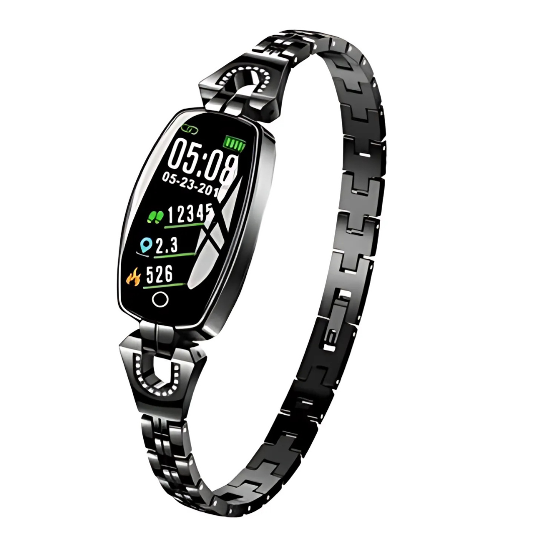 Elegant Smart Fitness Watch for Women – Heart Rate, Sleep Tracking, Waterproof Fitness Tracker Watch with Bracelet Strap 2