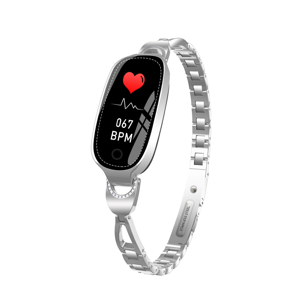 Elegant Smart Fitness Watch for Women – Heart Rate, Sleep Tracking, Waterproof Fitness Tracker Watch with Bracelet Strap 7