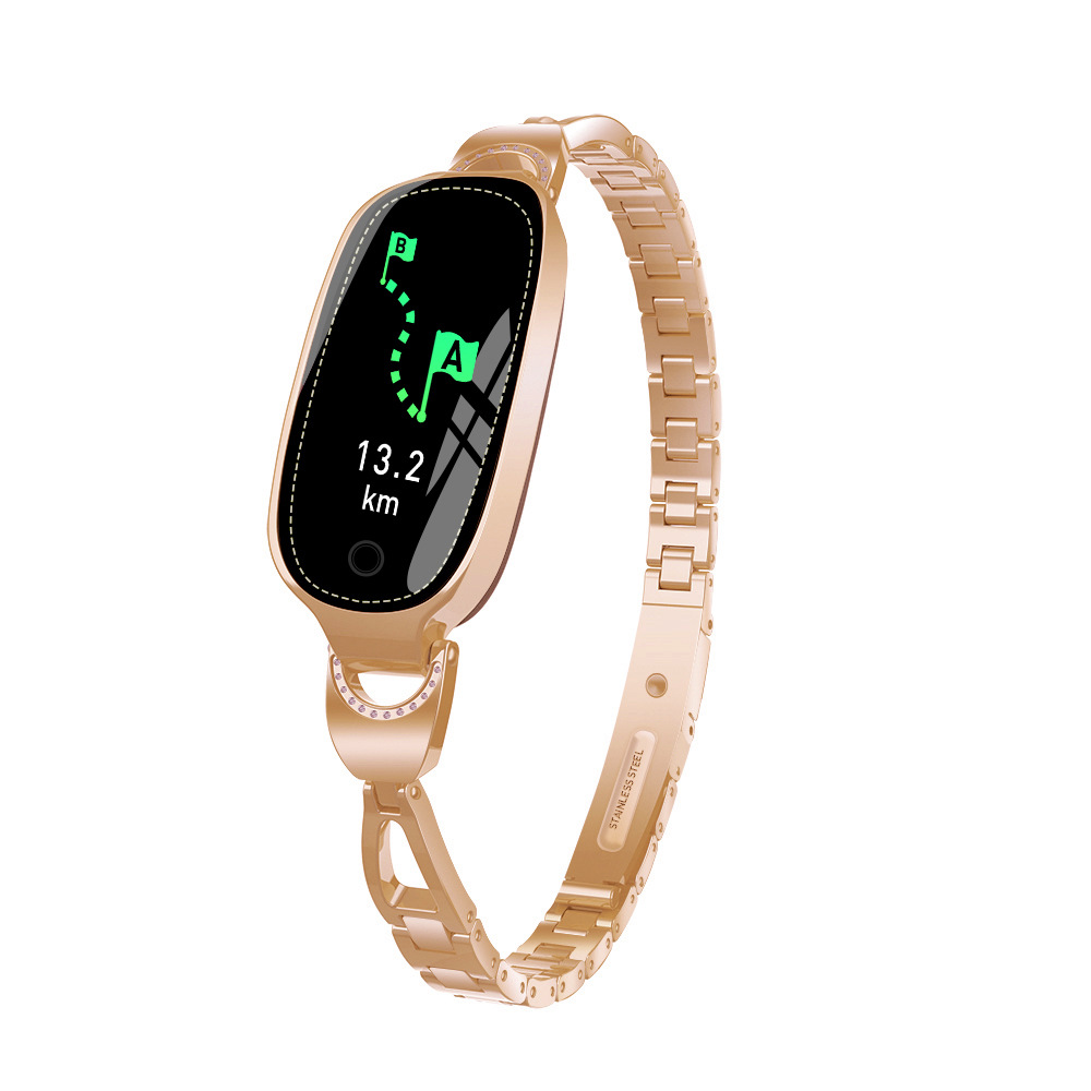 Elegant Smart Fitness Watch for Women – Heart Rate, Sleep Tracking, Waterproof Fitness Tracker Watch with Bracelet Strap 8