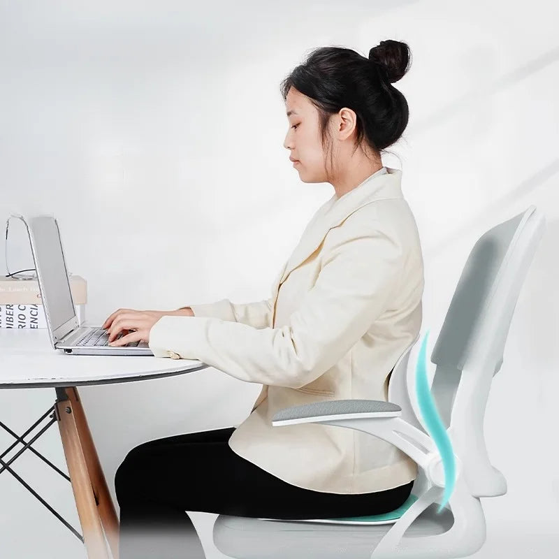 Ergonomic Back Support Cushion for Office Chair – Memory Foam Lumbar Pillow with Breathable Fabric 4