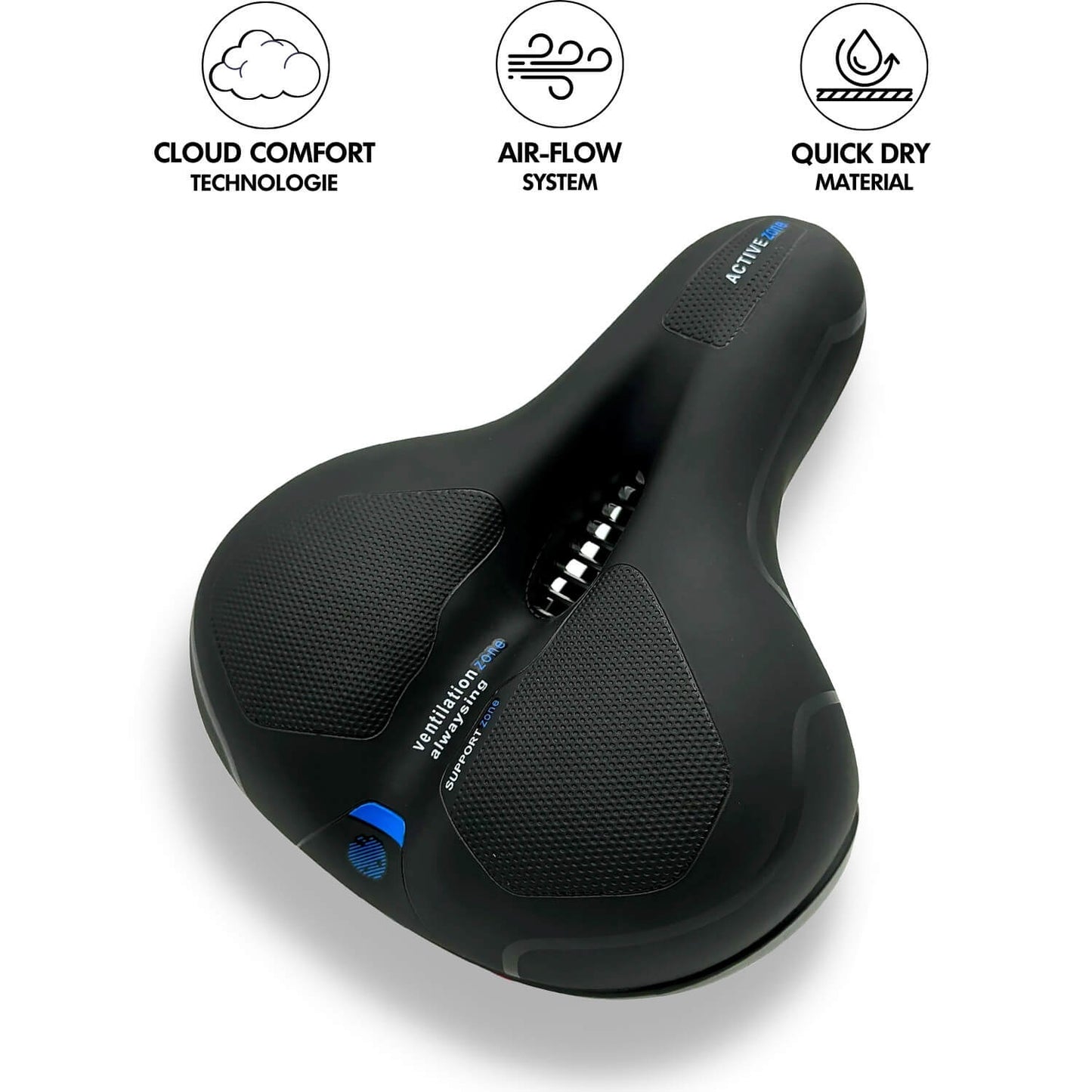 Ergonomic Bike Seat with Gel Cushion and Shock Absorption for Comfort 6