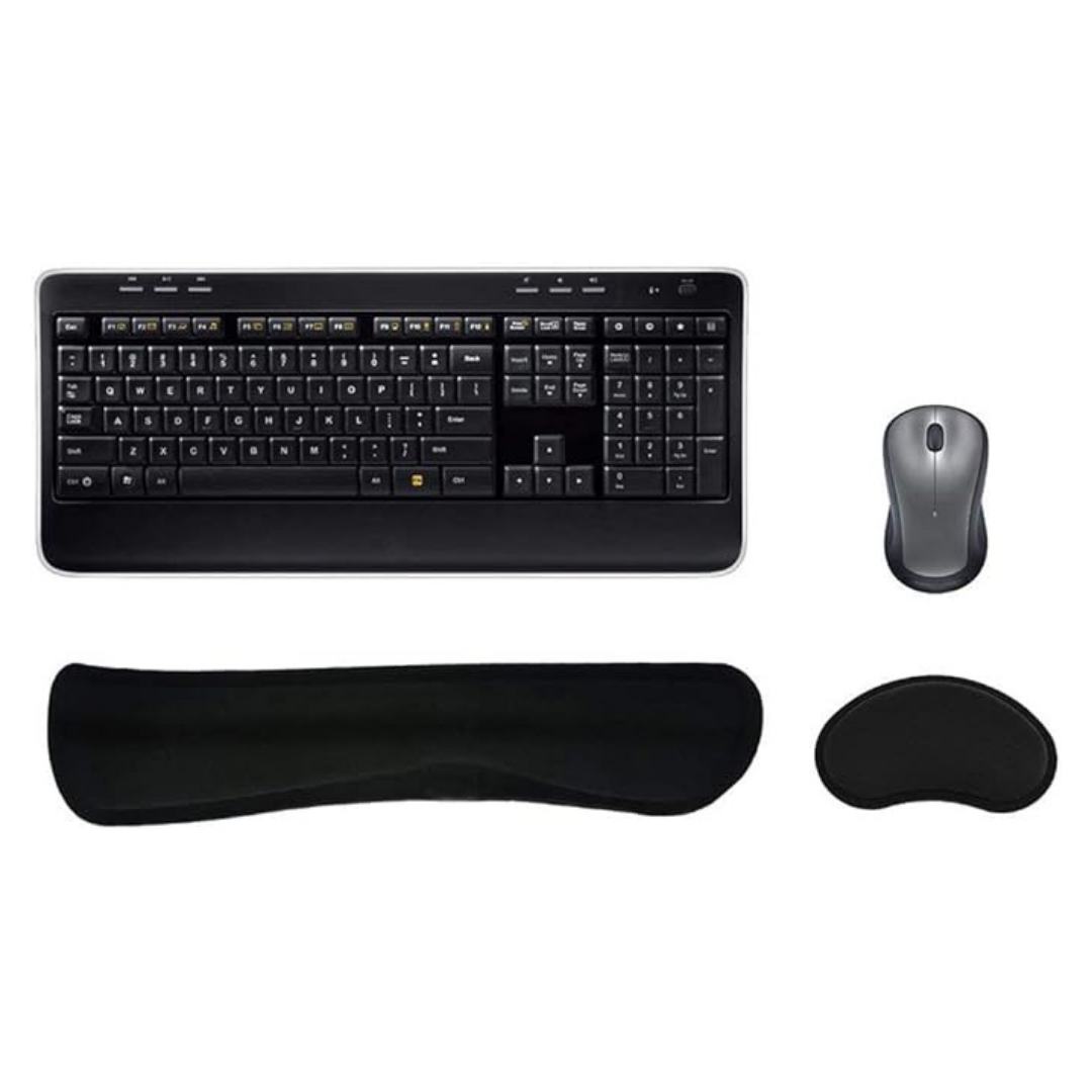 Ergonomic Keyboard and Mouse Wrist Rest Set for Comfort and Support 6