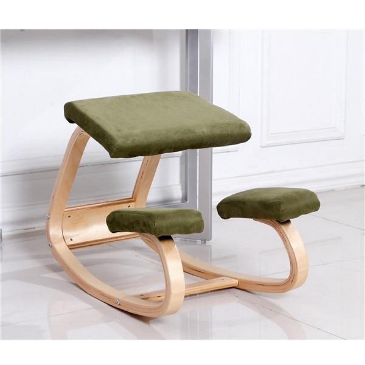 Ergonomic Kneeling Chair for Back Pain Relief – Adjustable Height and Comfortable Design 9