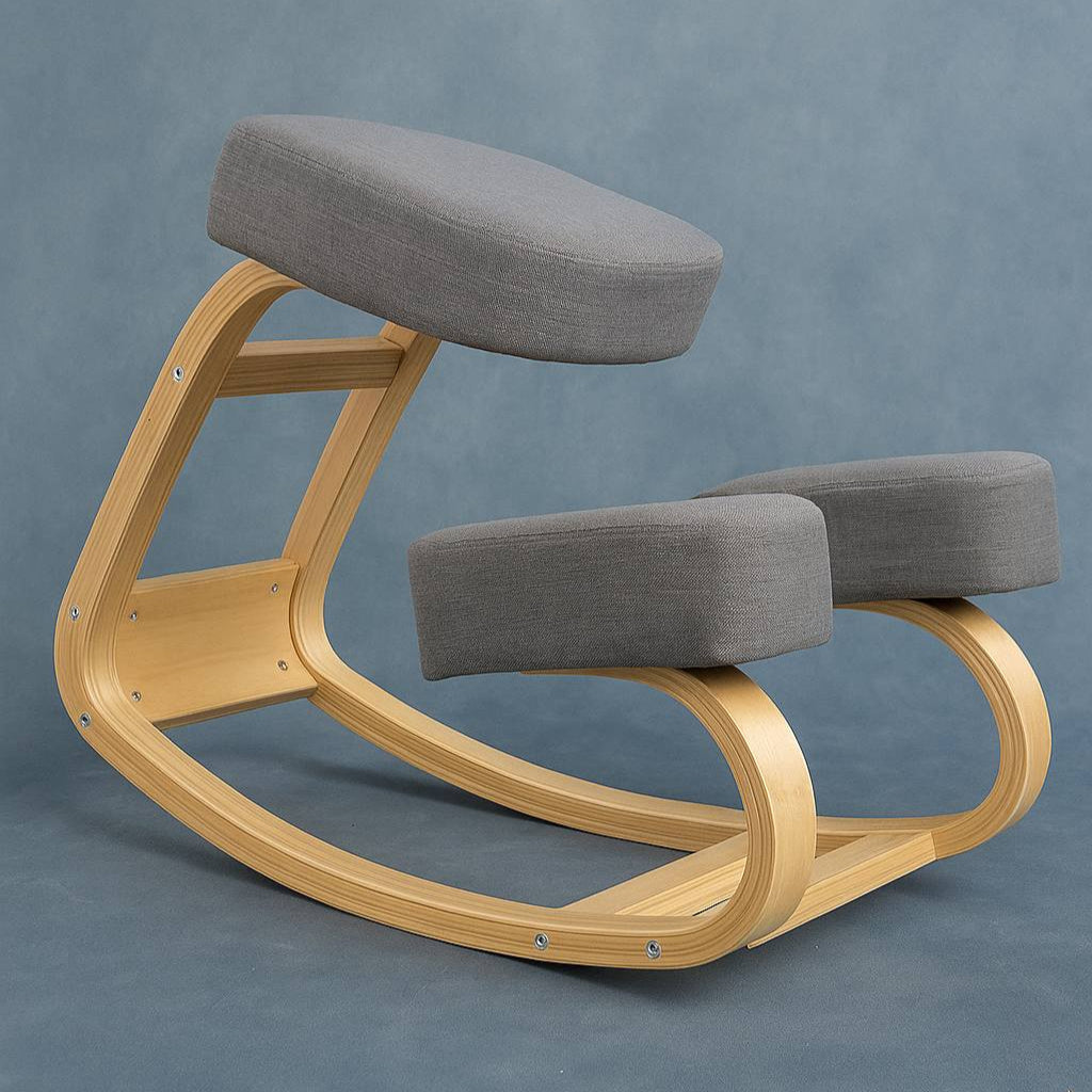 Ergonomic Kneeling Chair with Adjustable Height for Improved Posture and Comfort - Durable and Compact Design 1