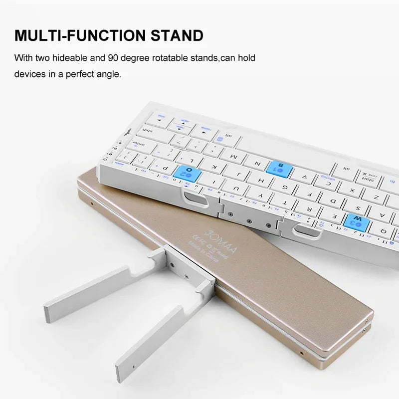 Foldable Bluetooth Keyboard with Magnetic Stand – Portable Wireless Keyboard for Tablets and iPads 3