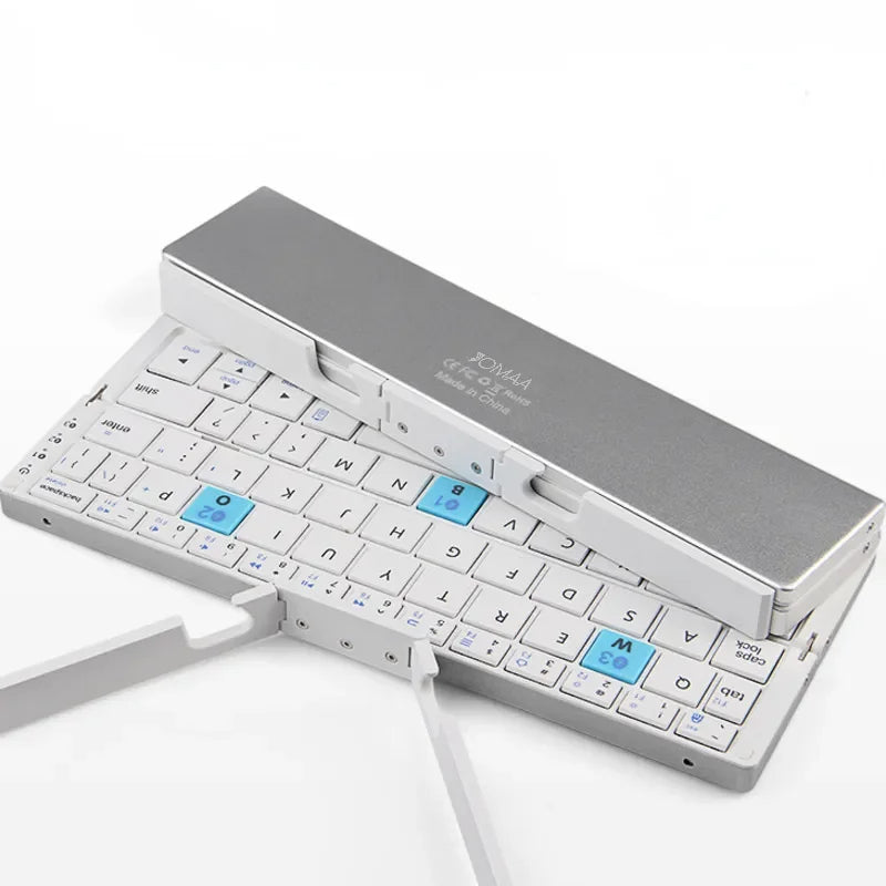 Foldable Bluetooth Keyboard with Magnetic Stand – Portable Wireless Keyboard for Tablets and iPads 6