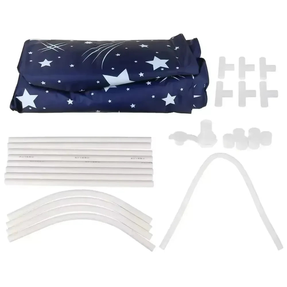 Foldable Portable Bathtub for Adults and Babies – Insulated Waterproof Hot Tub, Ergonomic Design, Blue, 118x55x50cm 4