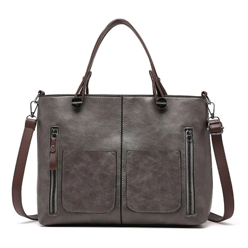 Genuine Leather Handbag with Removable Strap – Versatile and Durable Design 8