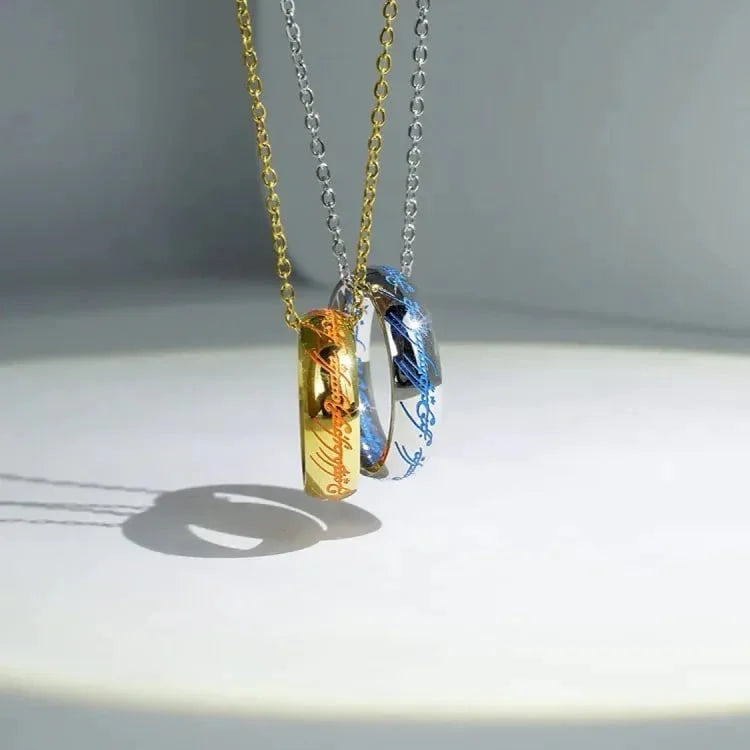 Glow in the Dark Jewelry Ring with Engraved Mantra – Luminous Positive Design, Hypoallergenic Alloy, Gold or Silver Tone 4