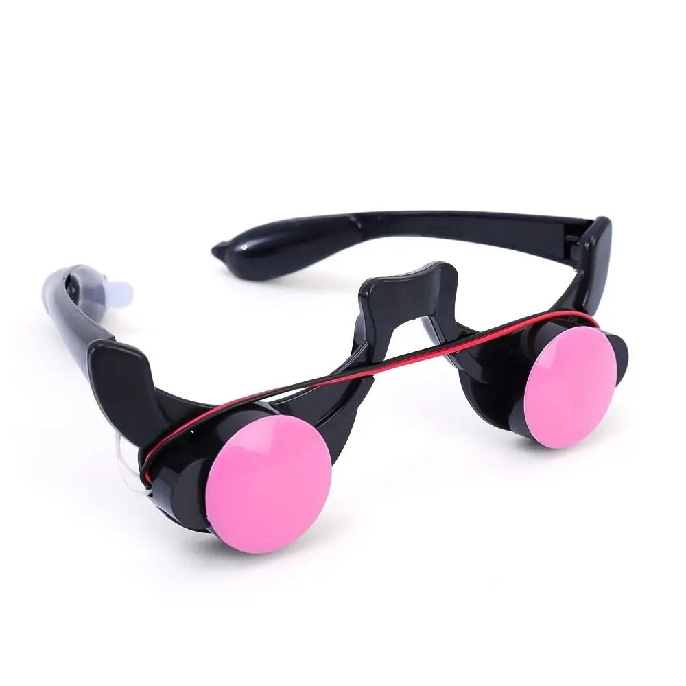 Glow in the Dark Red Halloween Eye Glasses – Scary Cosplay Party Props, Durable ABS Material, Unique Design 6