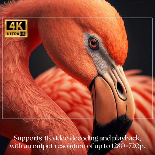 HD Smart 4K Projector with 180° Swivel Design – Compact Portable Projector for Home Theater and Outdoor Use 3