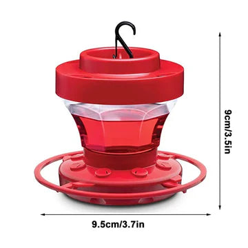 Hanging Hummingbird Feeder with Ant Guard, 16 Ounce Capacity, Leakproof Design and Multiple Feeding Ports 5