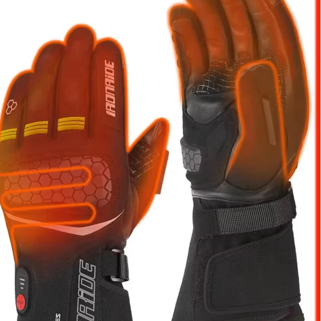 Heated Gloves for Men and Women - Touchscreen Electric Gloves with Water-Repellent Material and Adjustable Fit 0