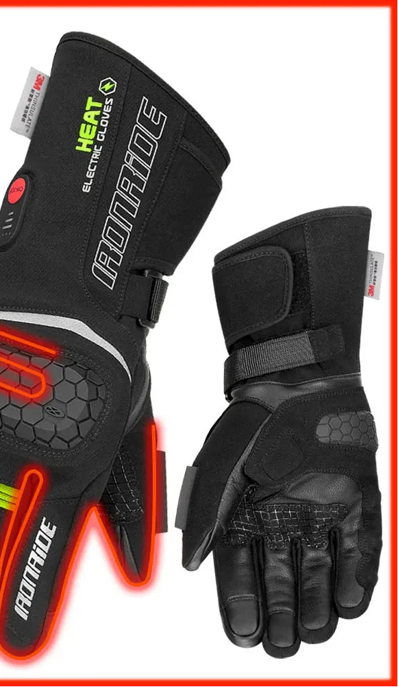 Heated Gloves for Men and Women - Touchscreen Electric Gloves with Water-Repellent Material and Adjustable Fit 6