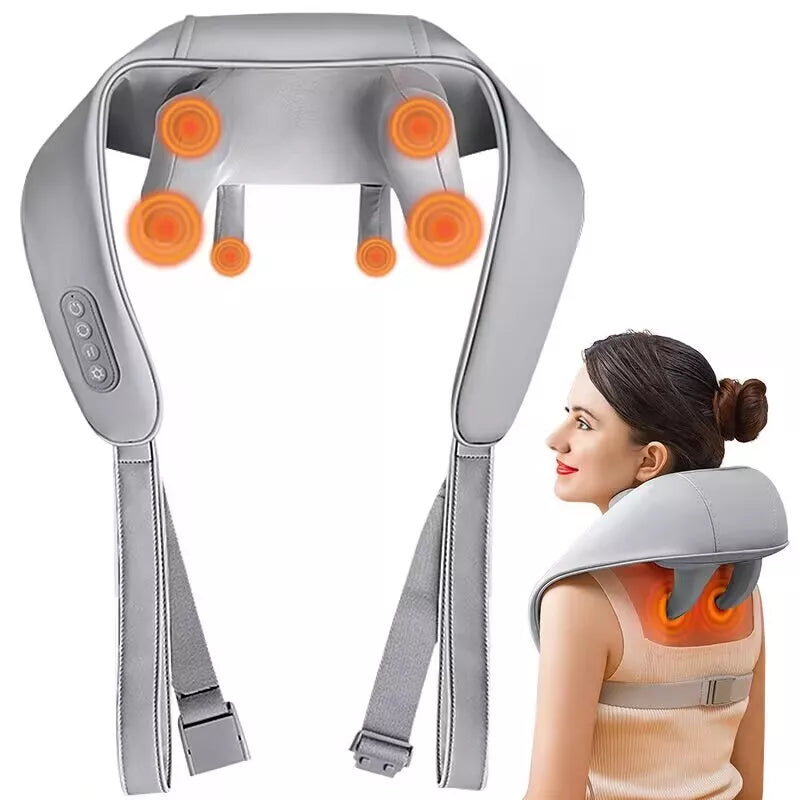 Heated Neck Massager for Deep Tissue Relief – Portable Design with User-Friendly Controls and Multiple Heat Settings 2