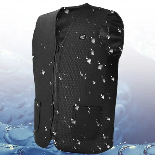 Heated Vest for Men and Women - 5 Heating Zones, V-Neck Design, Flexible Thermal Jacket, M-4XL, Perfect for Winter Outdoor Activities 4