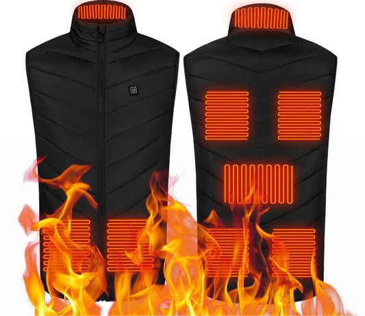Heated Vest for Men and Women – USB Rechargeable Warm Jacket with Adjustable Heat Settings for Outdoor Activities