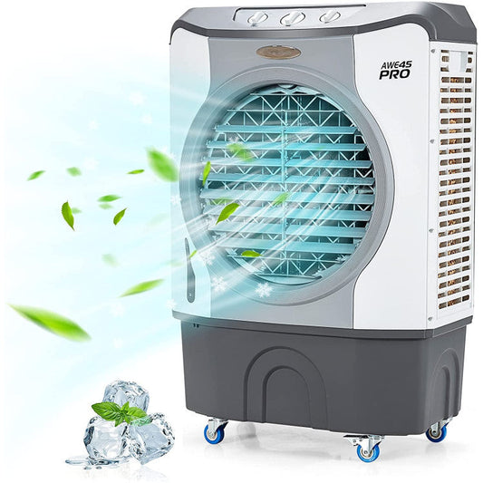 Heavy-Duty 4-in-1 Industrial Air Cooler with 12-Gallon Tank – High-Capacity Cooling for Garages and Workshops 0