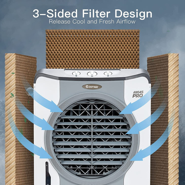Heavy-Duty 4-in-1 Industrial Air Cooler with 12-Gallon Tank – High-Capacity Cooling for Garages and Workshops 6