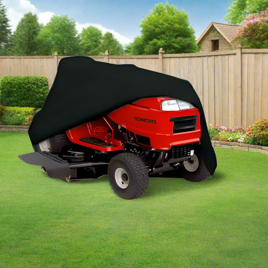 Heavy-Duty Waterproof Lawn Mower Cover – All-Weather Protection with Universal Fit 0