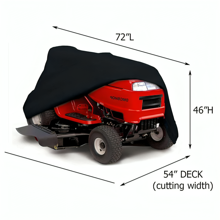 Heavy-Duty Waterproof Lawn Mower Cover – All-Weather Protection with Universal Fit 2