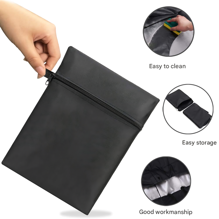 Heavy-Duty Waterproof Lawn Mower Cover – All-Weather Protection with Universal Fit 5