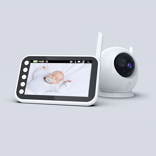 High-Definition Baby Monitor Camera with Night Vision, Two-Way Audio, and Temperature Display – Secure Wi-Fi-Free Monitoring 1